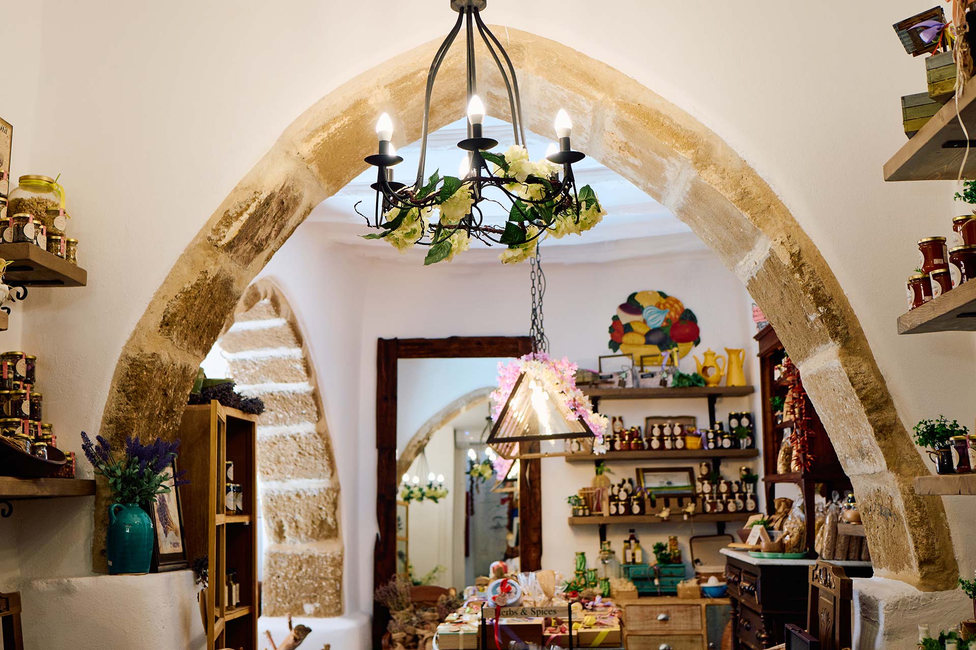 Melimilon pantry in Naxos